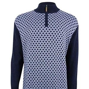 Tasso Elba NEW Men's Diamond-Patterned Pullover